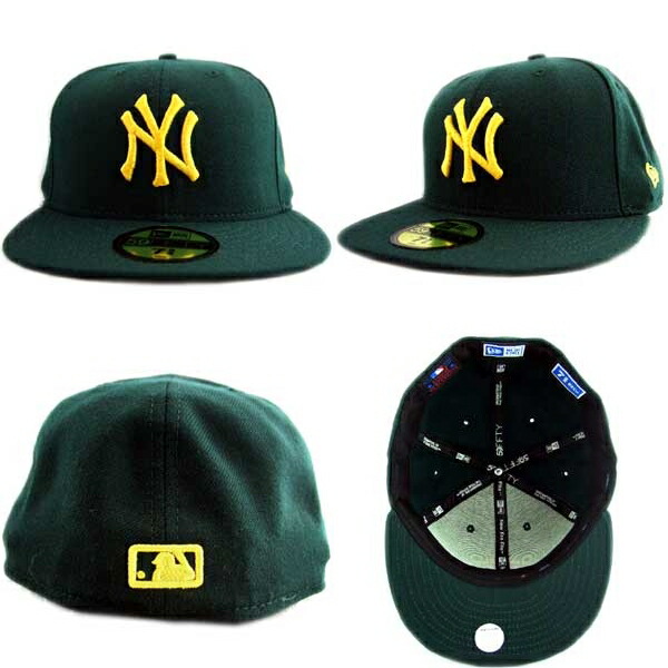 NEW ERA - NEW ERA 59fifty ツバ裏グリーン ニューヨーク ヤンキースの