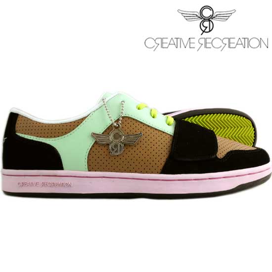 【訳あり】 【SALE】クリエイティブレクリエーション セサリオロー ブラック/タン/ミント Creative Recreation CESARIO Lo CR4LO47