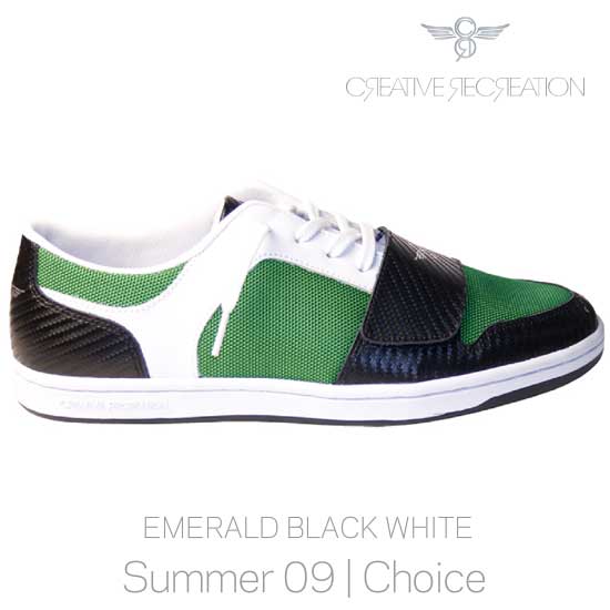 【訳あり】 【SALE】クリエイティブレクリエーション セサリオ ロー チョイス エメラルド/ブラック/ホワイト Creative Recreation CESARIO LO Choice CR4LO29