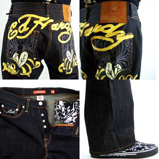 ed hardy jean shorts