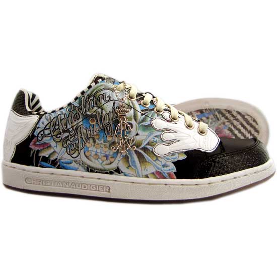 【訳あり】 クリスチャンオードジェー シューズ スタクト 黒いこと/白いことChristian Audigier Shoe\u0027s STACT Black/White
