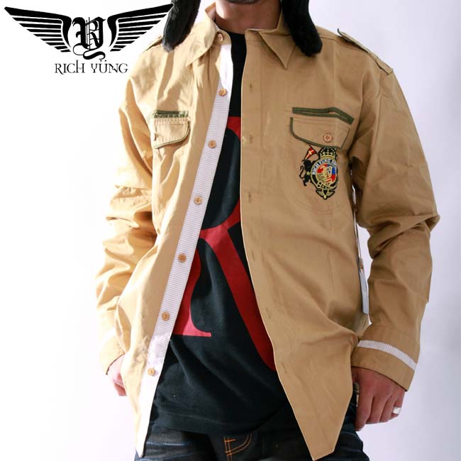 【SALE】リッチヤング L/S シャツ RY-2003 トラディション RICH YUNG L/S Shirt RY-2003 Tradition