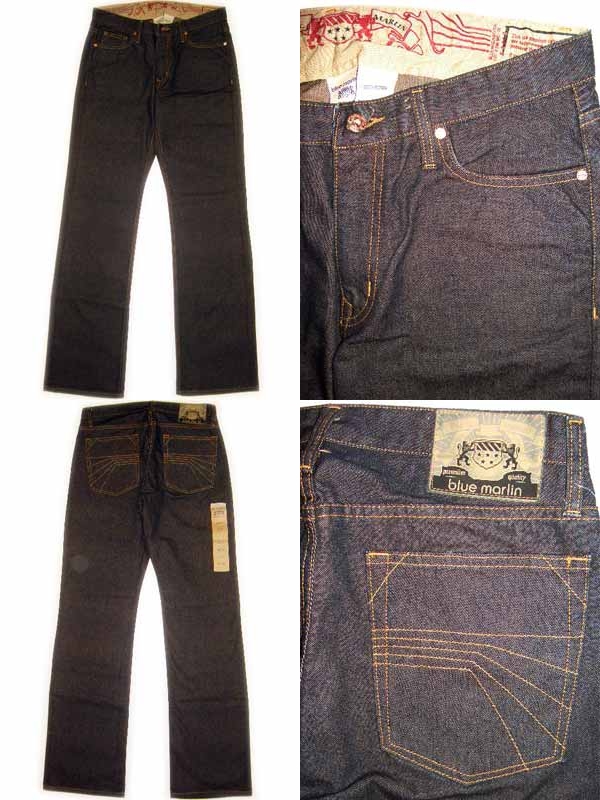 ブルマリン レディース デニムパンツ ボトムス Denim pants Blue：asty