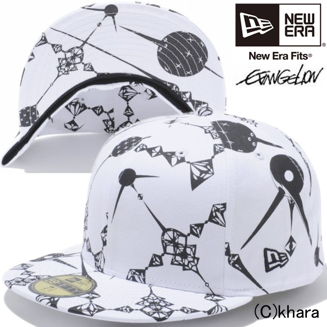 楽天市場 ヱヴァンゲリヲン ニューエラ 5950キャップ 第7の使徒 ホワイト ブラック Evangelion New Era 59fifty Cap 7th Shito White Black あす楽対応 近畿 あす楽対応 中国 あす楽対応 四国 あす楽対応 九州 ネット通販 C I O 楽天市場店