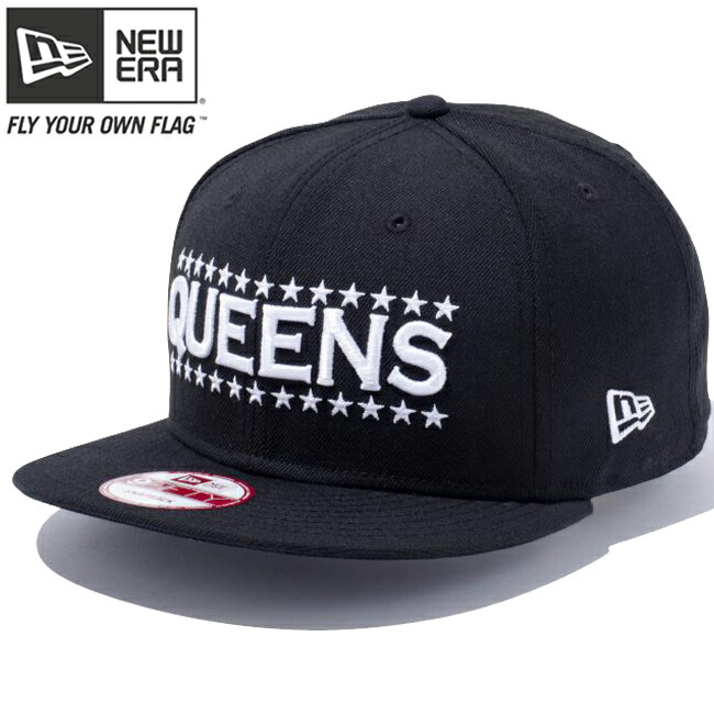 ニューエラ 950 スナップバック ニューヨークシティ クイーンズ ブラック スノーホワイト New Era 9Fifty Snap Back New York City Queens Black Snow White