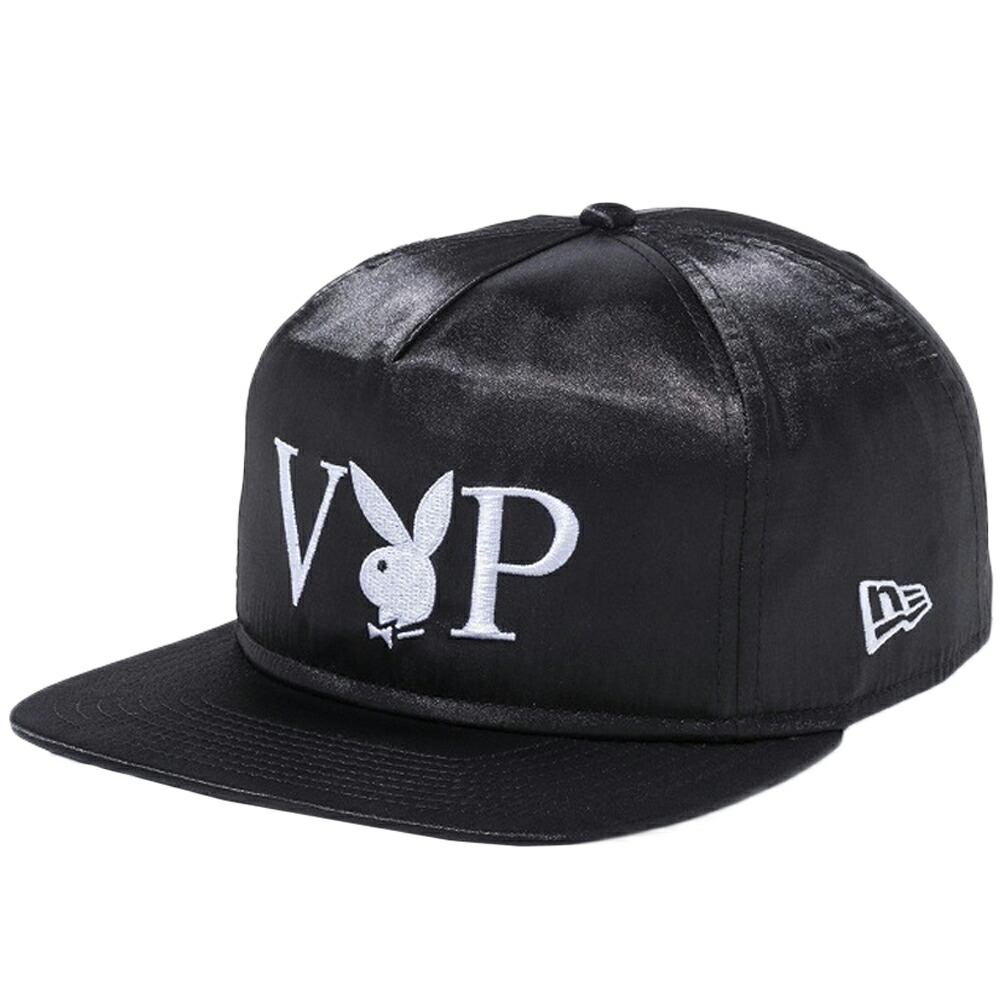 プレイボーイ×ニューエラ ザ ゴルファー VIP ロゴ ブラックサテン スノーホワイト ブラック スノーホワイト Playboy×New Era The Golfer VIP Logo Black Satin Snow White Black画像