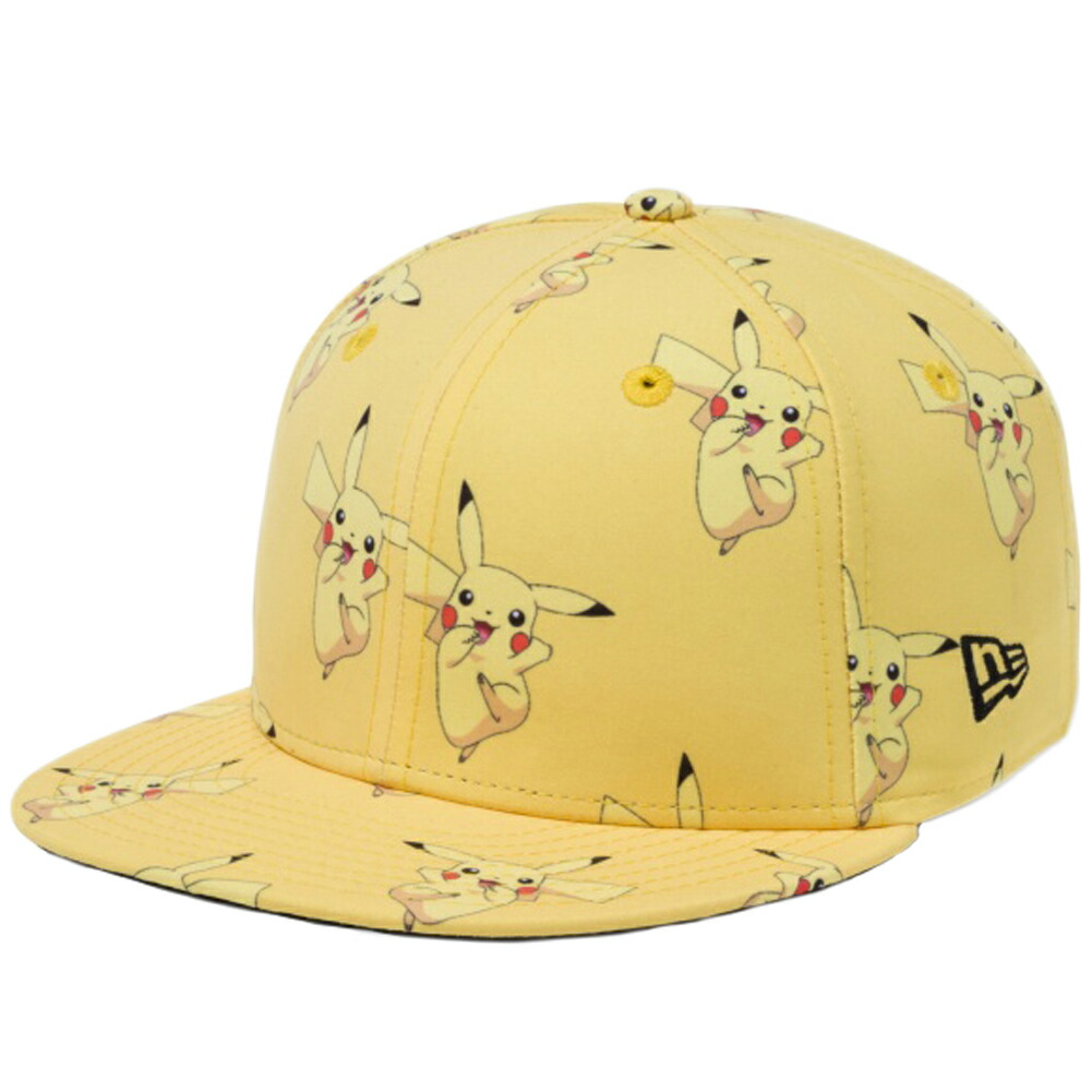 楽天市場 ポケモン ニューエラ 950 スナップバック キッズ キャップ オールオーバー ピカチュウ イエロープリント Pokemon New Era 9fifty Snapback Kids Cap All Over Pikachu Yellow Print あす楽対応 近畿 あす楽対応 中国 あす楽対応 四国 あす楽対応 九州