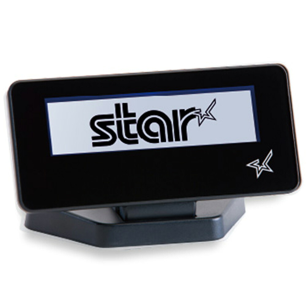 スター精密 mCollection mPOP対応カスタマーディスプレイ SCD222U BLK USB接続 ピアノブラック Star Micronics mCollection mPOP Customer Display SCD222U BLK USB Connection Piano Black｜ネット通販　C.I.O.店