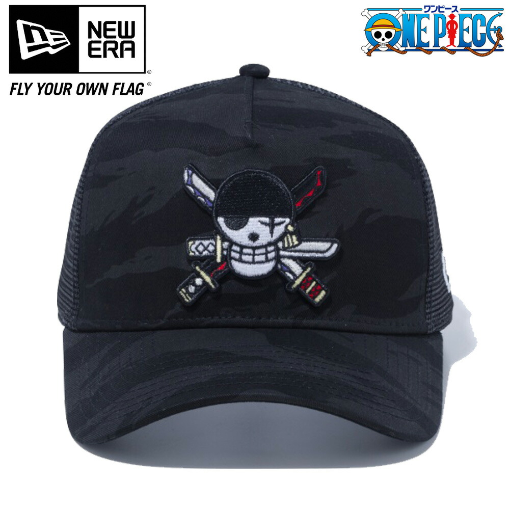 New Era One Piece 9forty Mesh Cap A Frame Trucker Zoro New Japanese Anime Collectibles