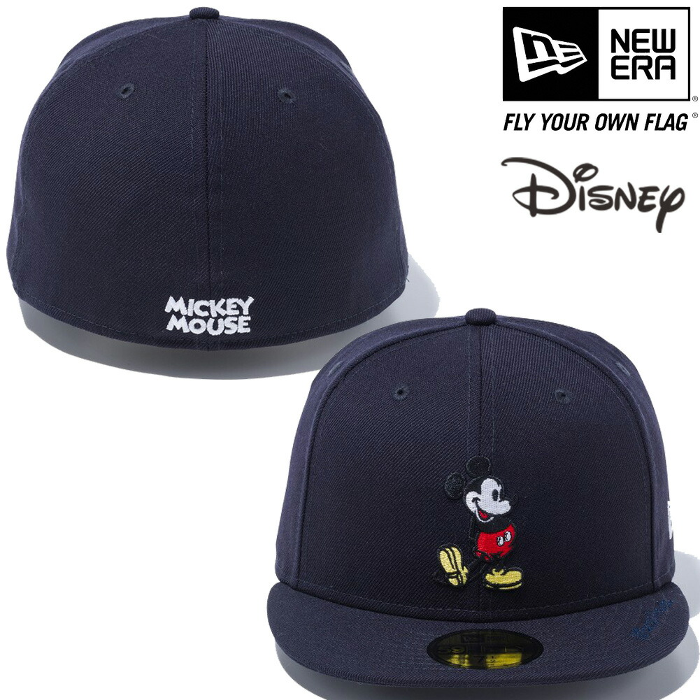 楽天市場 ディズニー ニューエラ 5950キャップ マルチロゴ スタンディング ミッキーマウス ネイビー オフィシャルカラー スノーホワイト Disney New Era 59fifty Cap Multi Logo Mickey Mouse あす楽対応 近畿 あす楽対応 中国 あす楽対応 四国 あす楽対応
