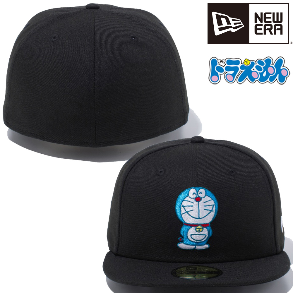 楽天市場 ドラえもん ニューエラ 5950キャップ マルチロゴ ブラック マルチカラー スノーホワイト Doraemon New Era 59fifty Cap Multi Logo Black Multi Color Snow White ネット通販 C I O 楽天市場店