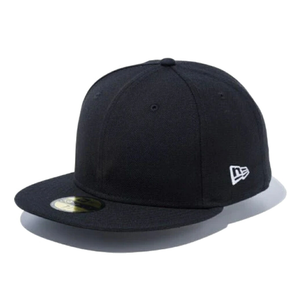 ニューエラ 59FIFTY ベーシック ブラック ホワイトフラッグ ブラック ホワイト 1個 New Era 5950 BASIC BLK SWHI 23J NONE