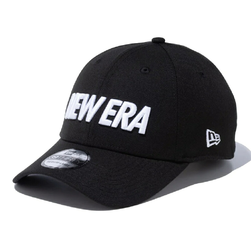 ニューエラ 39THIRTY ワードマークロゴ ブラック ホワイト 1個 New Era 3930 WMLOGO BLK WHI 23J NONE