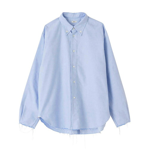 SEA(シー) VINATGE SELVAGE O.X B.D SHIRTS セルヴィッチ O.X B.D シャツ SAX BLUE サックスブルー 110706103｜circle AOMORI 24,640円