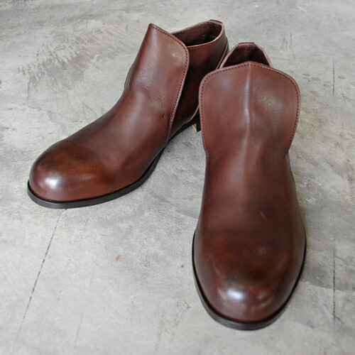 【ポイント10倍】 【サイズ交換初回片道送料無料】　PADRONE パドローネ INSTEP GORE SHORT BOOTS インステップゴアショートブーツ / FERMO フェルモ DEEP BROWN PU7358-1244-20A メンズ