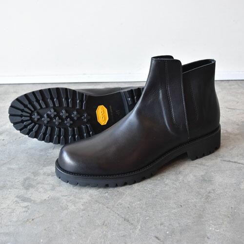 【ポイント10倍】【サイズ交換初回片道送料無料】 PADRONE パドローネ PU8054-1137-23C INNERGORE BOOTS (WATER PROOF LEATHER) BLACK ブラック 革靴 日本製 ビジネス　ギフト