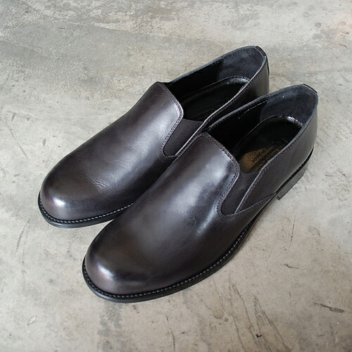 【ポイント10倍】【サイズ交換初回片道送料無料】 PADRONE パドローネ メンズ SIDE GORE SHOES サイドゴアシューズ / VITO ブラック BLACK PU8054-2201-17A 革靴 日本製 ビジネス スリッポン　ギフト 21,560円