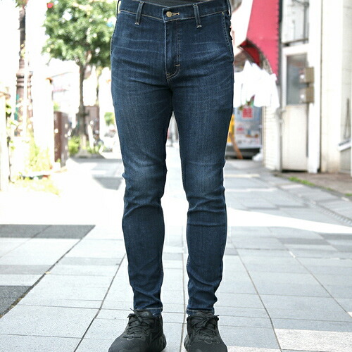 ナリフリ narifuri NFLE_05 narifuri×Lee サイクルスキニーデニムパンツ OLD BLUE オールドブルー|circle AOMORI