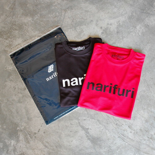 narifuri ナリフリ NF1111 スーベニアドライTシャツ(2P) MIX ミックス BK/RED ブラック レッド