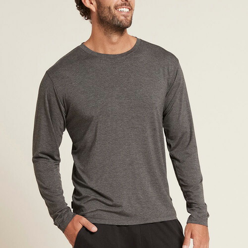 楽天市場】BOODY メンズ ロングスリーブ クルーネックTシャツ