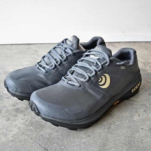 Topo(トポ) Women's TERRAVENTURE 4 WP Grey/Butter グレー/バター ランニングシューズ|circle AOMORI