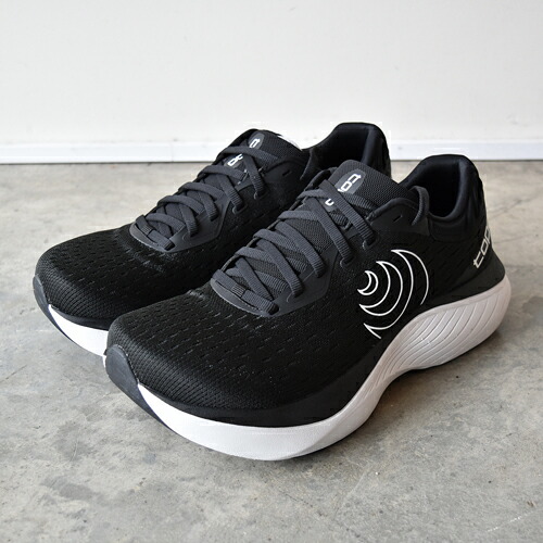 Topo(トポ) Women's ATMOS Black/White ブラック/ホワイト ランニングシューズ|circle AOMORI
