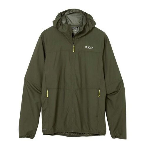 Rab(優しいこと) Windgather Hoody ARMY , BLACK , SAGE/PEBLE 正規陸軍 黒いこと サルヴィア/ペブル
