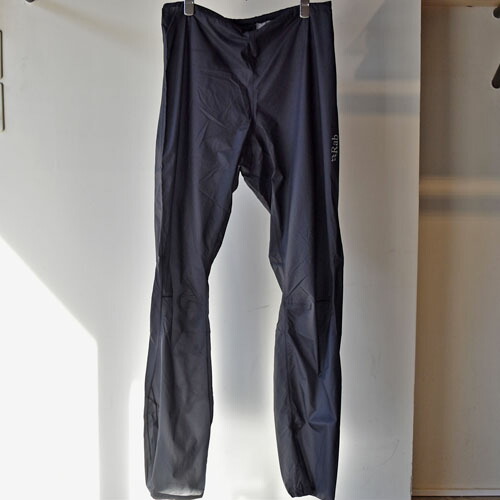 Rab(優しいこと) Phantom Pants / EBONY QWH-15 撥水 パッカブル 軽さ UL