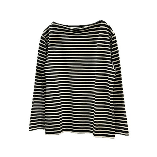LENO(リノ) BASQUE SHIRT バスクシャツ BLACK BORDER ブラックボーダー H2302-CS002｜circle AOMORI