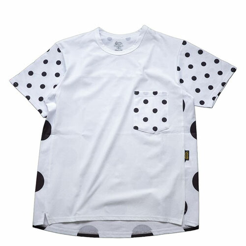 ranor (ラナー)DOT T-SHIRT/WHITE×WHITE