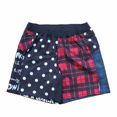 楽天市場】ranor (ラナー) DOTS MIDDLE SHORTS ブラック×ホワイト BLK