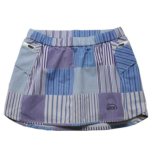 ranor (ラナー) STRIPE PW SKIRT /BLUE|circle AOMORI