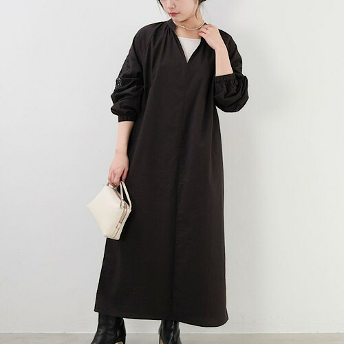 MICA\u0026DEAL (マイカアンドディール）バーラット刺しゅうギャザー衣装 BLACK 黒いこと 0125304242