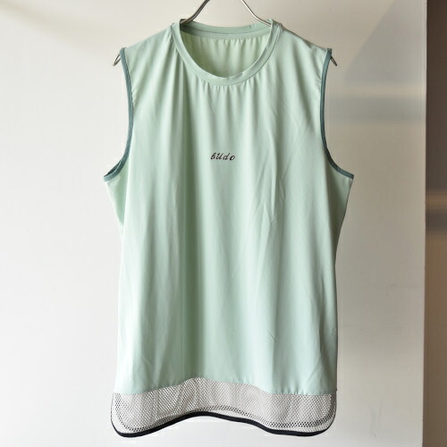 BUDO(ブドー) Ventilate Aero Top Sleeve_less horizon green
