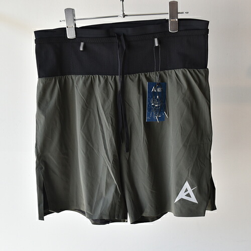 AKIV(アキ) 2 in 1 Multi Pocket Running Shorts (Unisex) GREEN グリーン｜circle AOMORI