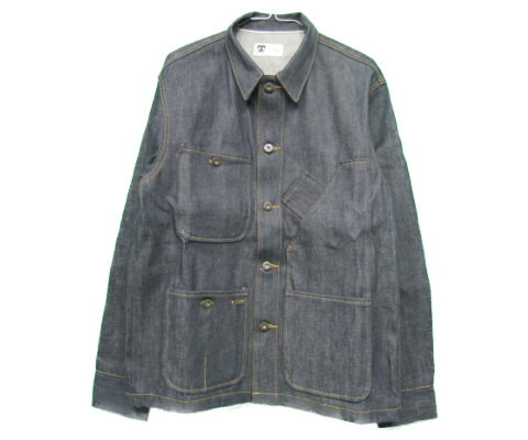 tellason [coverall jacket][denim][12.5薬局衡オンス] テラソン 取りまかなう櫂 上衣 ジーンズ