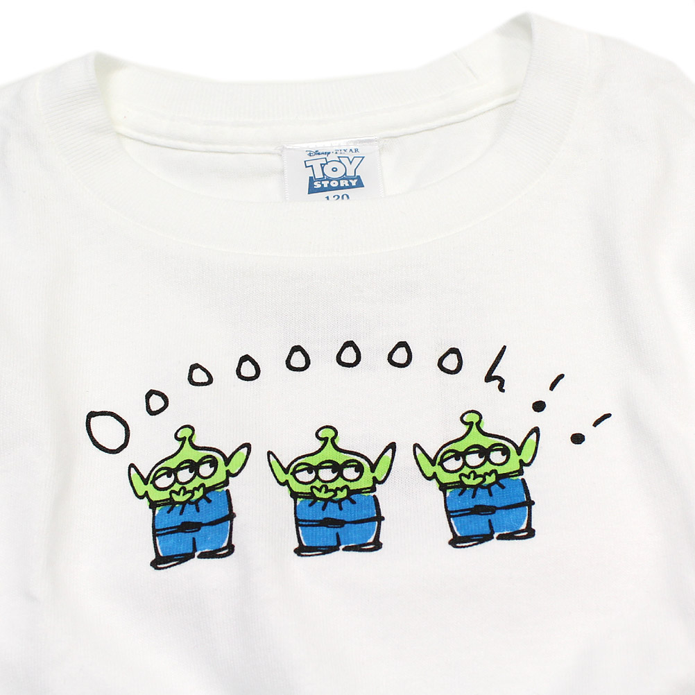 楽天市場 トイストーリー ディズニー 子供服 キッズ 出産祝い Aliens Tシャツ ホワイト Wht 子供服サーカス