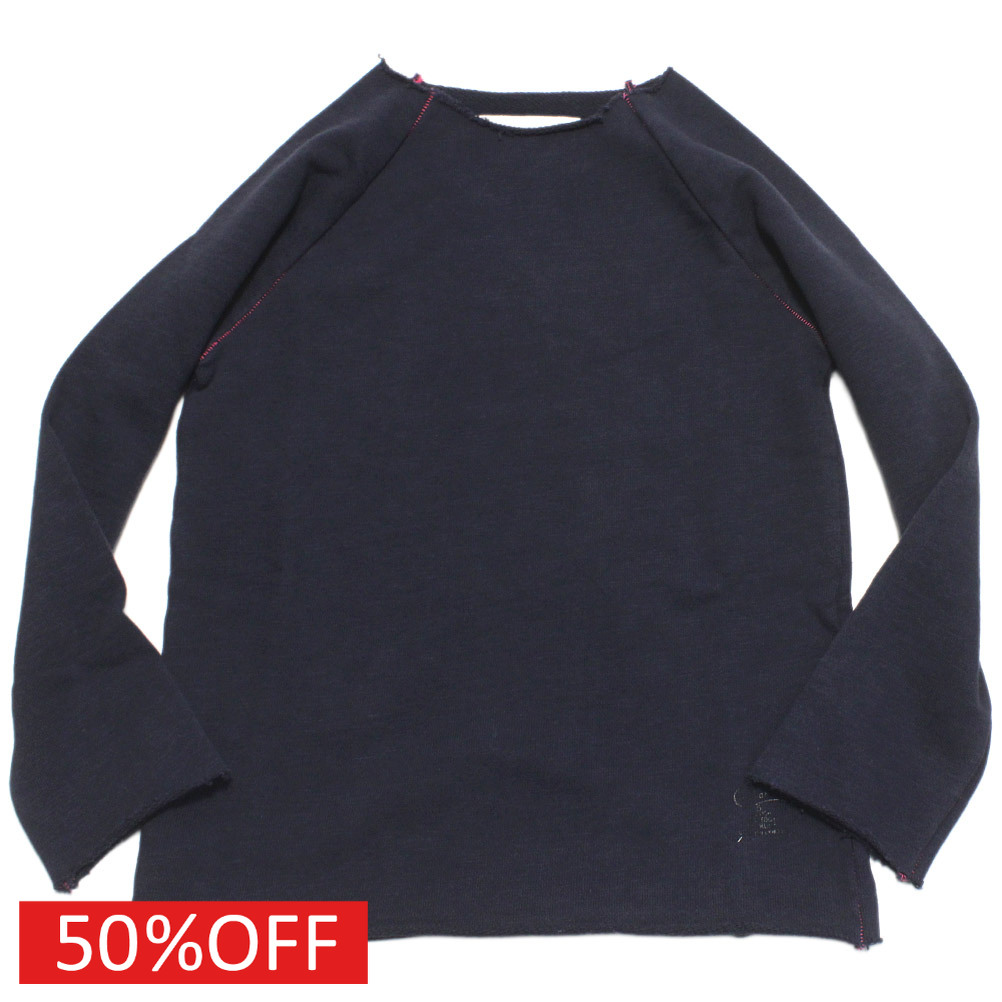 【子供服 親子 ゴートゥーハリウッド GO TO HOLLYWOOD 】 セール 【50%OFF】 ウラケ ラグラン プルオーバー 4NV紺