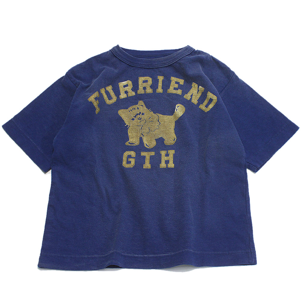【子供服 親子 ゴートゥーハリウッド GO TO HOLLYWOOD 】  テンジク ノーティCAT TEE 14BLブルー