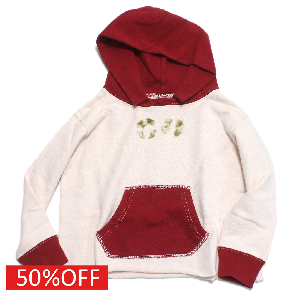 【子供服 親子 ゴートゥーハリウッド GO TO HOLLYWOOD 】 セール 【50%OFF】 ウラケ GO パーカー 5R赤