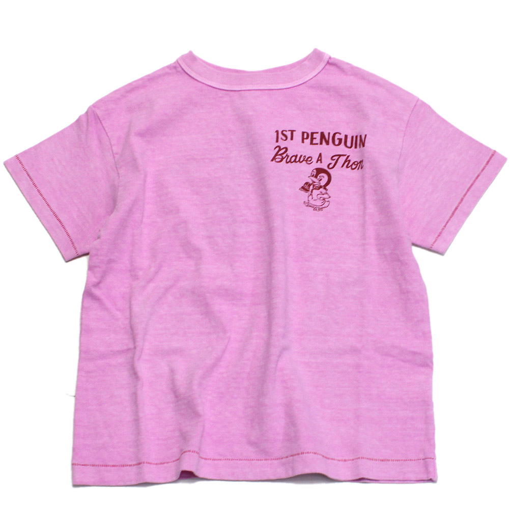 【ジーンズ＆ダンガリー DENIM DUNGAREE デニムダンガリー DD 赤ちゃん服 親子 】  テンジク PENNIE CHANGE プルオーバー 6Pサクラ色
