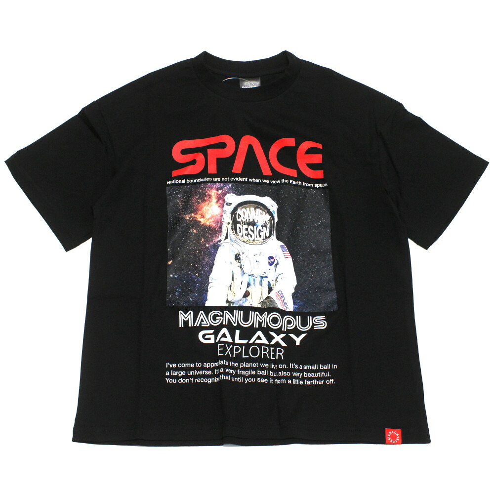 【CONVEX コンベックス 子供服 ジュニア キッズ】 SPACEギャラクシー/ワイドTシャツ クロ(5) 4,752円