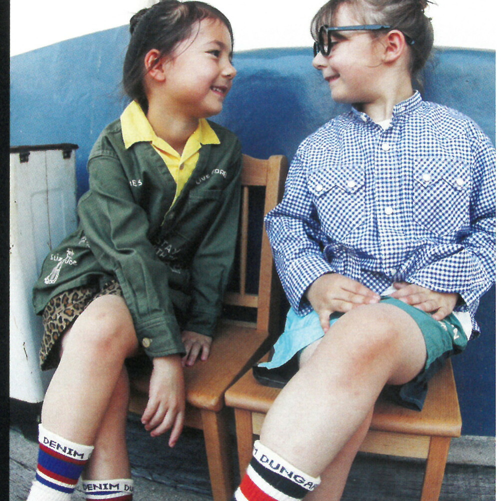【デニム＆ダンガリー DENIM DUNGAREE デニムダンガリー DD 子供服 親子 】 エステルウェザー PENNIE イージー SPN【4月入荷予定】 91CZYクレイジー