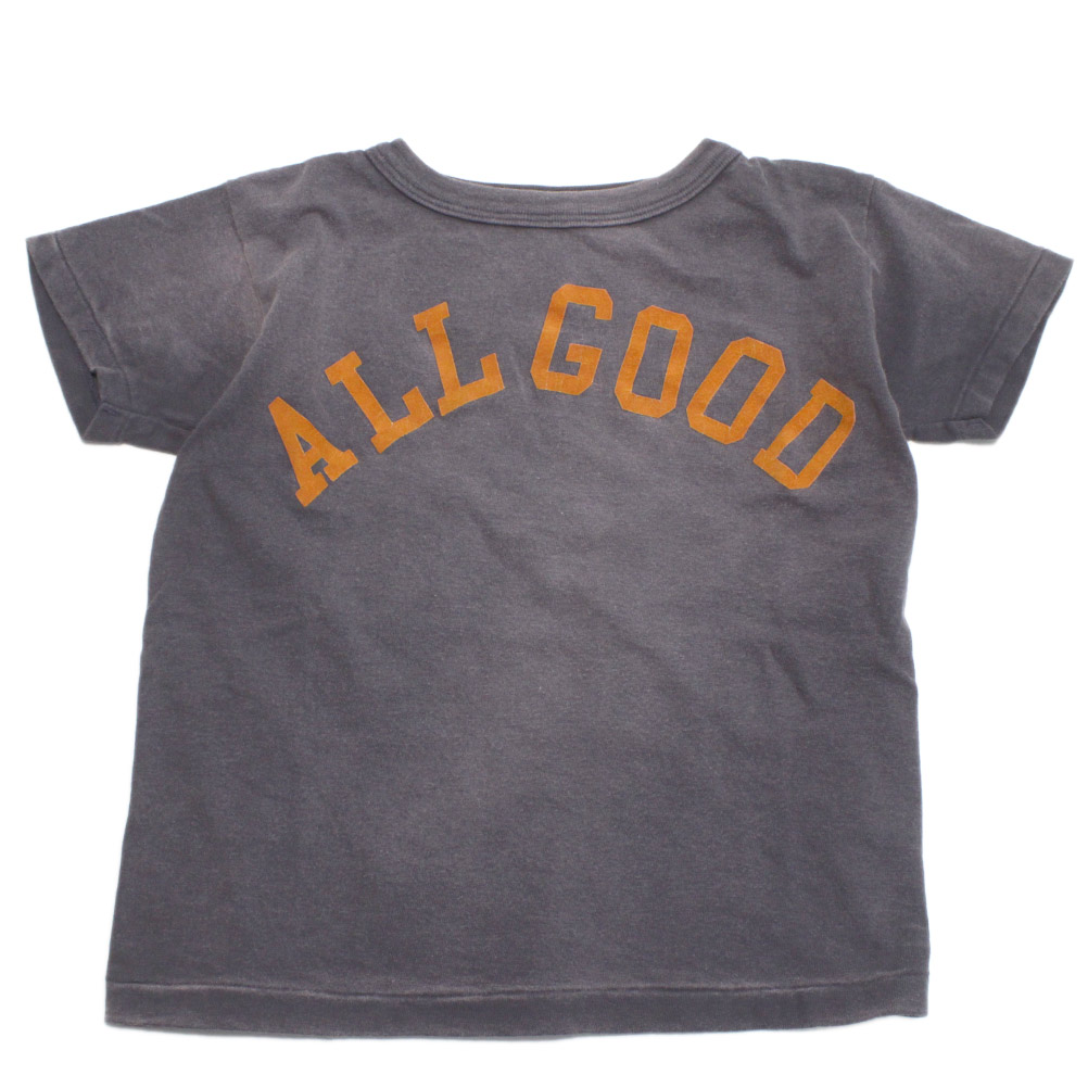 【ジーンズ＆ダンガリー DENIM DUNGAREE デニムダンガリー DD 小わっぱ服 親子 】  ビンテージテンジク ALL GOOD TEE 12PLパープル