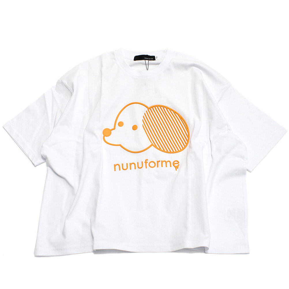 【子供服 キッズ ヌヌフォルム nunuforme キッズ レディース】 gumigumi inuinuT ホワイト
