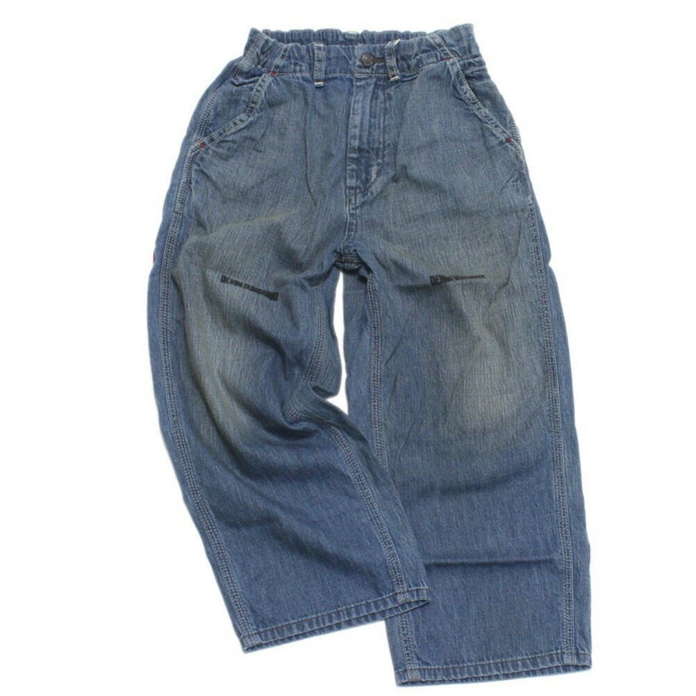 5 ＤＤデニムダンガリー巻きスカート親子お揃いペア デニムダンガリー DENIM DUNGAREE 12oz HOME MADE D(506391481
