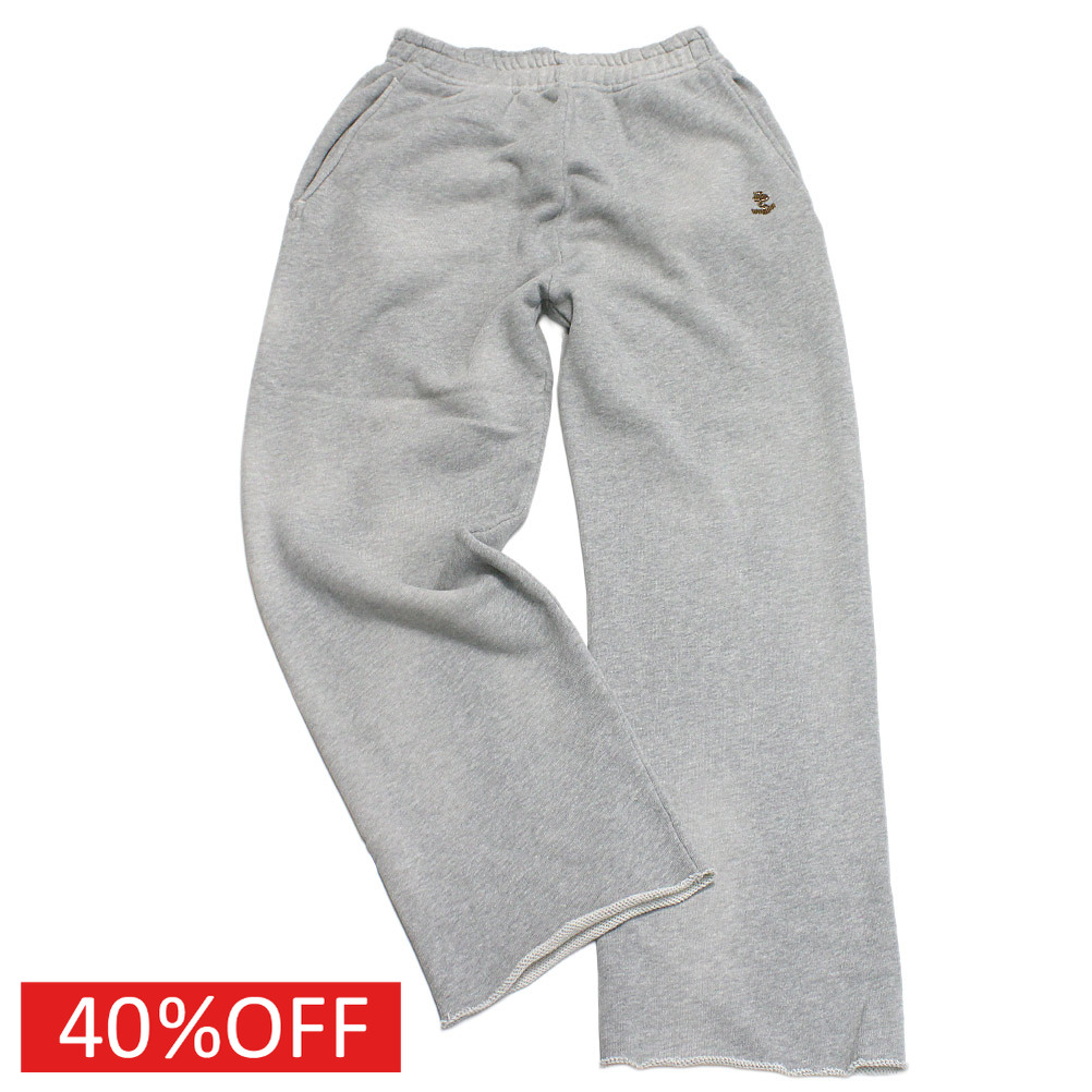 【MARET マレ まれ レディース メンズ 大人服/ユニセックス 】 セール 【30%OFF】 カットオフヴィンテージスウェットパンツ グレー(3)｜子供服サーカス