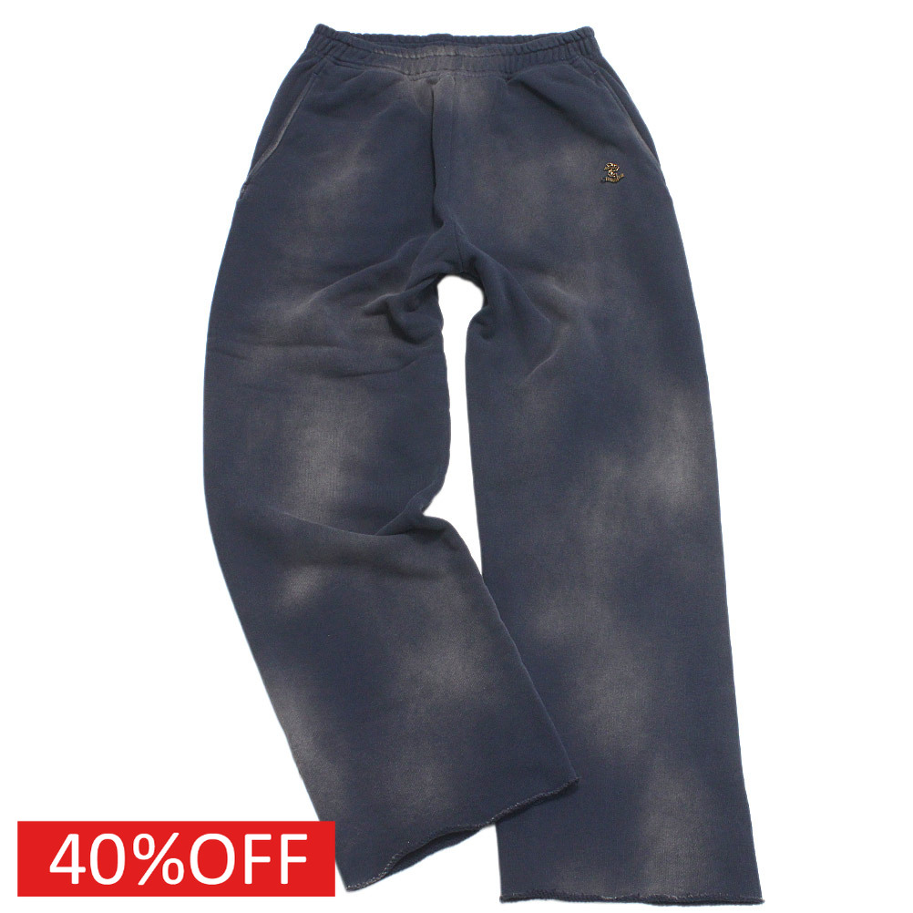 【MARET マレ まれ レディース メンズ 大人服/ユニセックス 】 セール 【30%OFF】 カットオフヴィンテージスウェットパンツ ネイビー(4)｜子供服サーカス