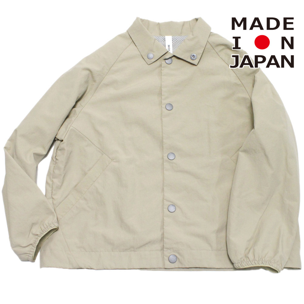 【赤ちゃん服 MOUN TEN. 山岳 御坊っちゃん MOUNTEN】  coach 上衣 (re-nylon) ベージュ