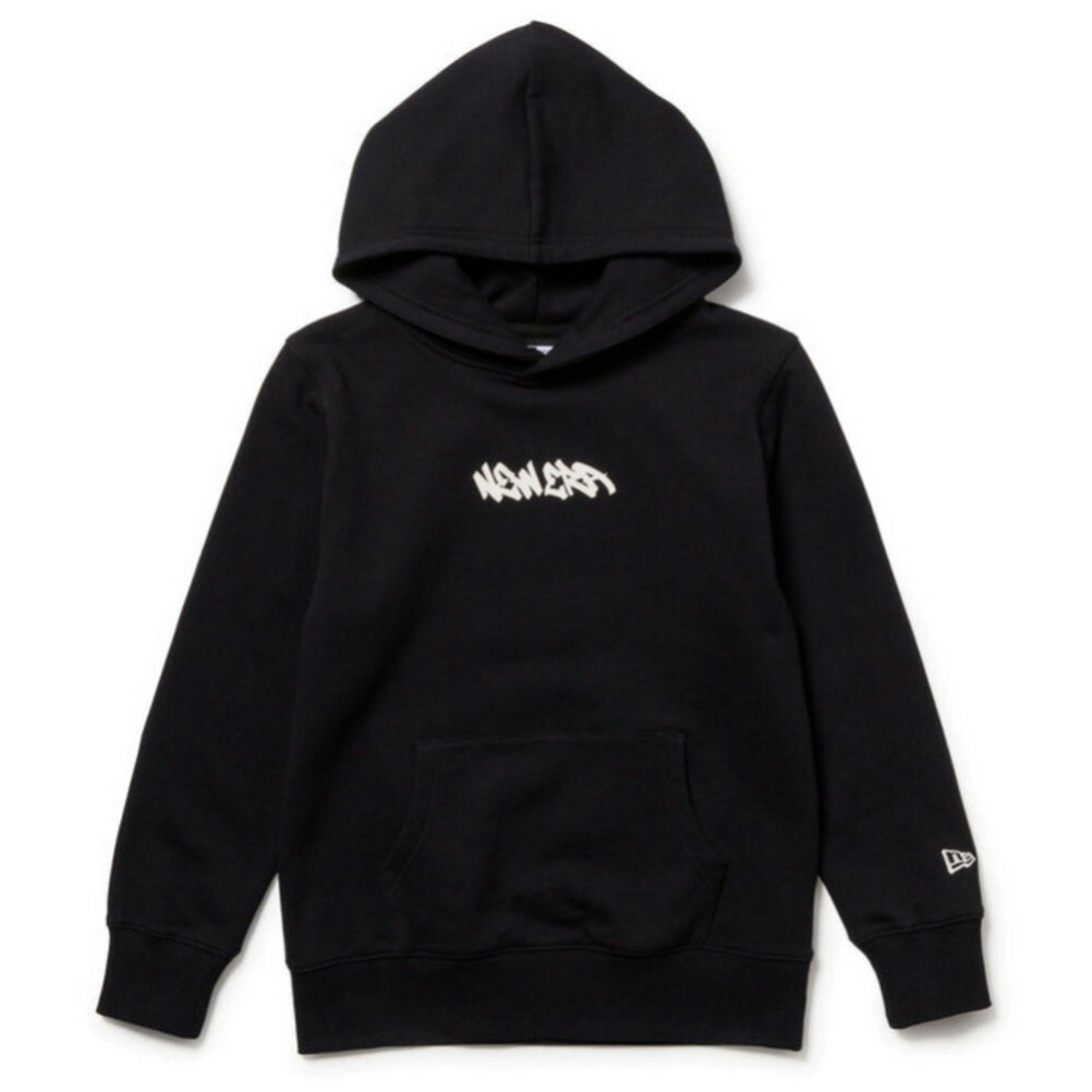 【ニューエラ　キッズ/NEW ERA KIDS/帽子】 YOUTH TAGGING SW PO HOODIE ブラック